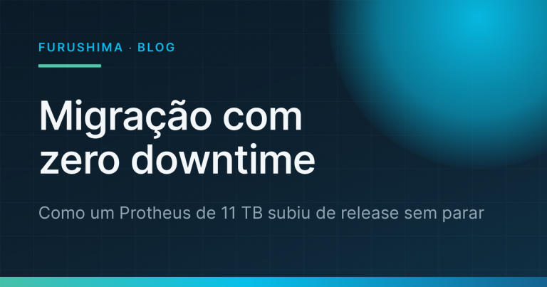Migração de Protheus com zero downtime, capa do artigo da Furushima