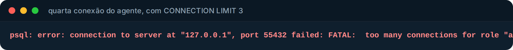 psql: FATAL: too many connections for role agente_ia